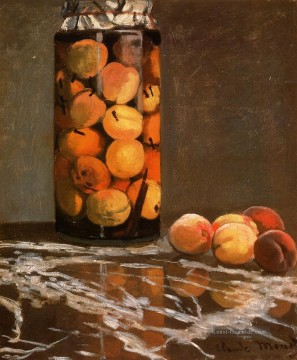 Glas Pfirsich Claude Monet Ölgemälde